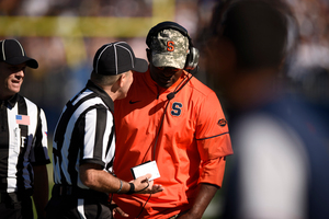 Dino Babers notched his second win as Syracuse's head coach on Saturday.